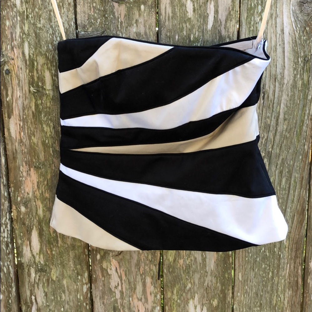 WHBM strapless top
